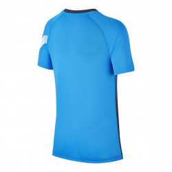 Camiseta de Fútbol de Manga Corta para Niños Nike Dri-FIT Academy Azul