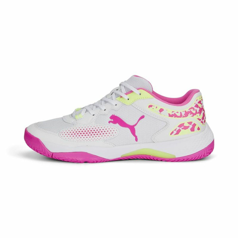 Zapatillas de Padel para Adultos Puma Solarcourt RCT Blanco Rosa