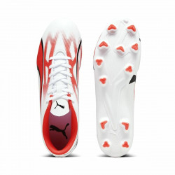 Botas de Fútbol para Adultos Puma Ultra Play FG/AG Blanco Rojo