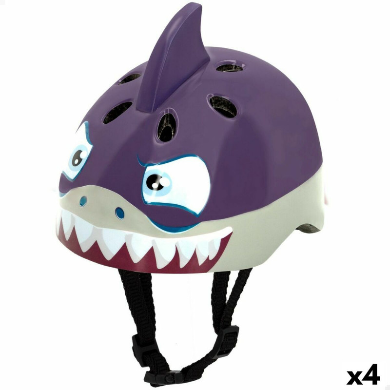 Casco Infantil K3yriders Shark 52-55 cm (4 Unidades)