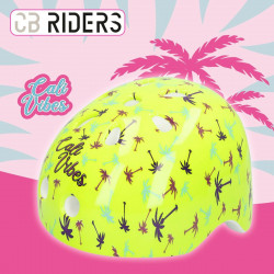 Casco de Ciclismo para Niños Colorbaby Neon Cali Vibes Amarillo (4 Unidades)