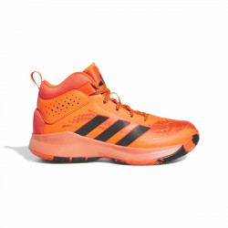 Zapatillas de Baloncesto para Niños Adidas Cross Em Up 5 K Wide Naranja