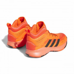 Zapatillas de Baloncesto para Niños Adidas Cross Em Up 5 K Wide Naranja