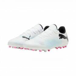 Botas de Fútbol Multitaco para Adultos Puma Future 7 Play MG Blanco