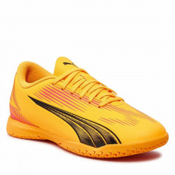 Zapatillas de Fútbol Sala para Niños Puma Ultra Play IT Naranja Infantil Unisex