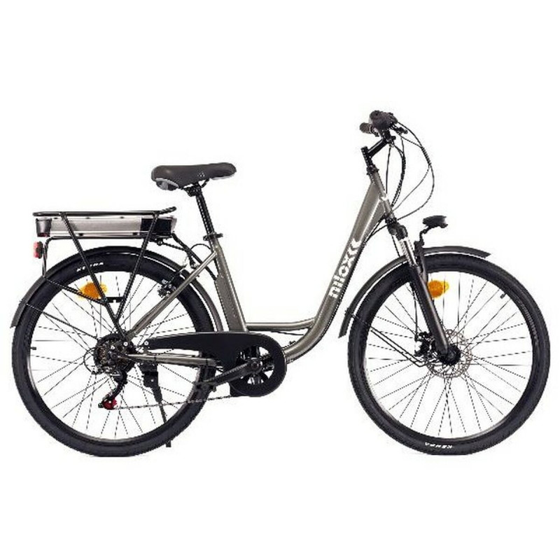 Bicicleta Eléctrica Nilox J5 PLUS Gris 346 w 25 km/h 26"