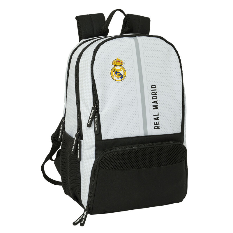 Mochila de Pádel Real Madrid C.F. 24/25 Blanco Gris