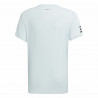 Camiseta de Manga Corta Infantil Adidas Club Tennis 3 bandas Blanco