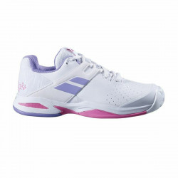 Zapatillas de Tenis para Niños Babolat Prop All Court Blanco Mujer