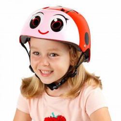 Casco de Ciclismo para Niños Moltó Rojo Mariquita 26 x 21 x 16,5 cm