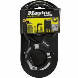 Cable con candado Master Lock Negro