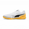 Zapatillas de Fútbol Sala para Adultos Puma Truco II Blanco Negro Naranja Unisex