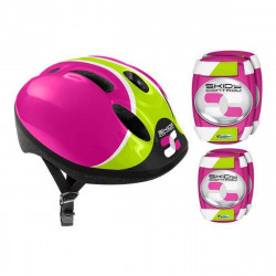 Kit Casco y Rodilleras Rosa...