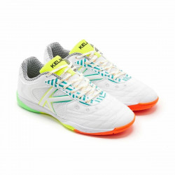 Zapatillas de Fútbol Sala para Adultos Kelme Indoor Copa Blanco Unisex