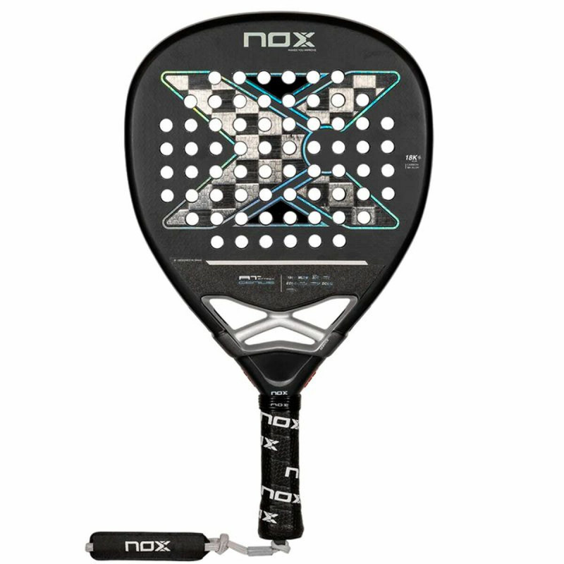 Pala de Pádel Nox Genius Attack 18K Negro