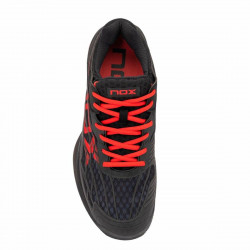 Zapatillas de Padel para Adultos Nox AT10 Lux Negro Rojo