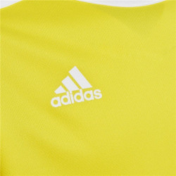 Camiseta de Fútbol de Manga Corta para Niños Adidas Entrada 18 Amarillo