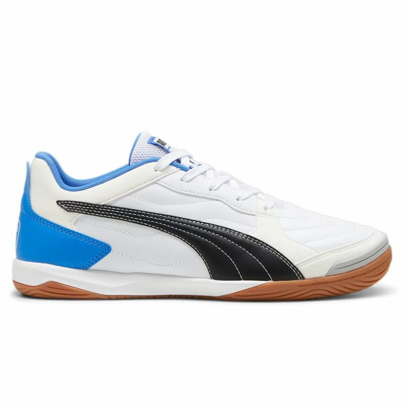 Zapatillas de Fútbol Sala para Adultos Puma Pressing Iv Blanco Azul