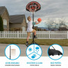 Canasta de Baloncesto Lifetime Portátil 222 cm
