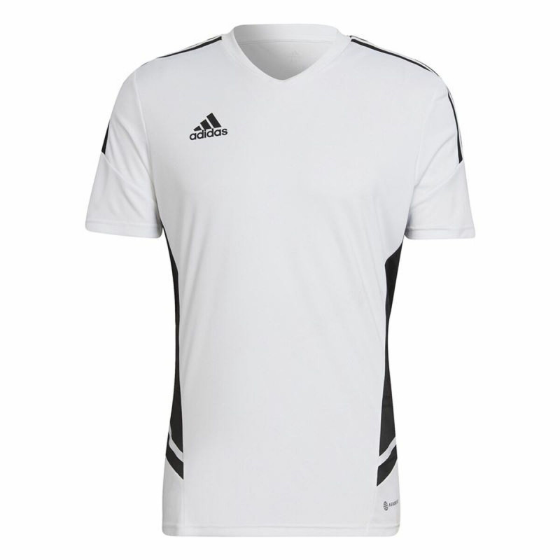 Camiseta de Fútbol de Manga Corta Hombre Adidas Con22 Blanco