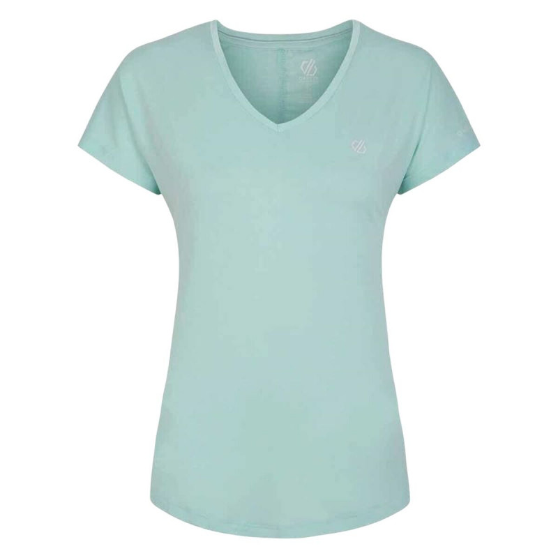 Camiseta de Manga Corta Mujer Dare 2b Vigilant Azul cielo