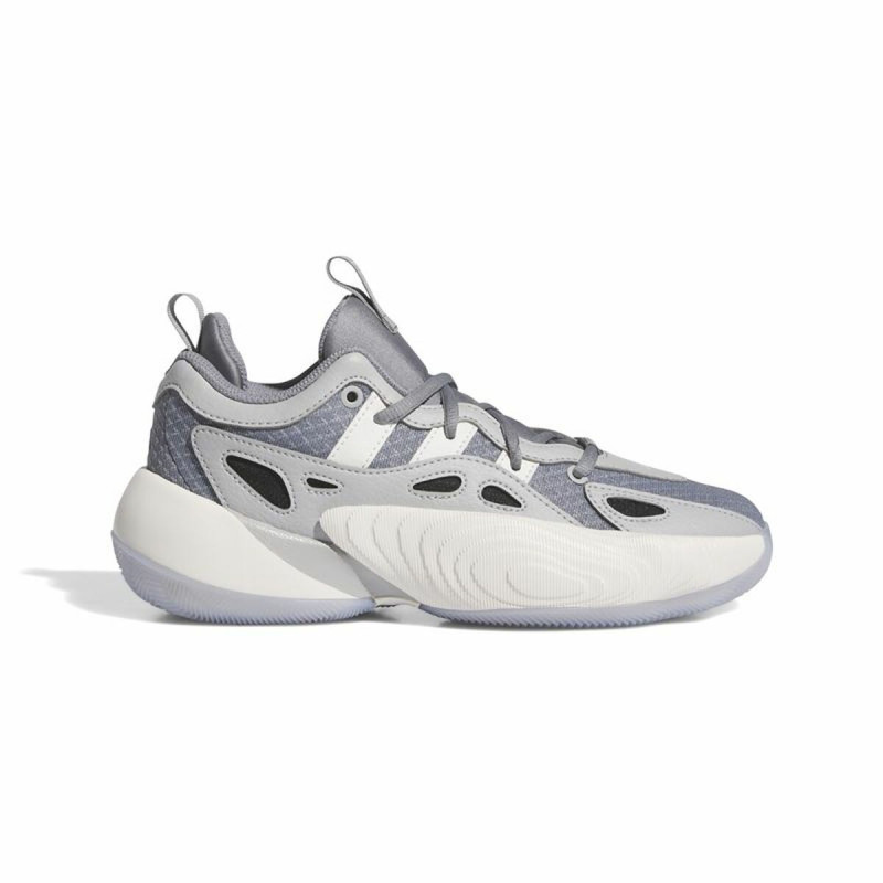 Zapatillas de Baloncesto para Niños Adidas Trae Unlimited Blanco Gris