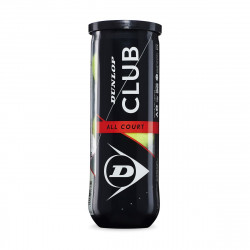Pelotas de Tenis D TB CLUB AC 3 PET Dunlop 601334 Amarillo