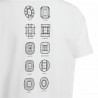 Camiseta de Manga Corta Adidas EURO 24 Blanco