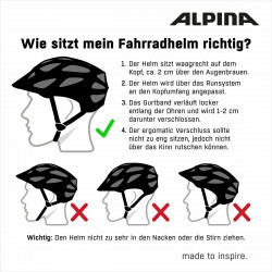 Casco de Ciclismo para Adultos Alpina A9711211 Blanco Estampado