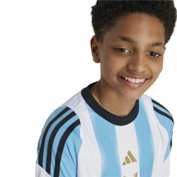 Camiseta de Fútbol Adidas Messi Training Azul Blanco