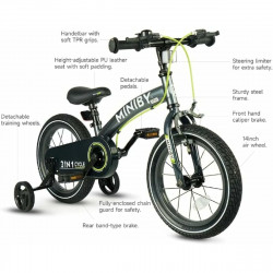 Bicicleta Infantil Ociotrends Gris