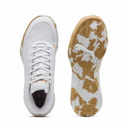 Zapatillas de Baloncesto para Adultos Puma Court Pro Marble Blanco