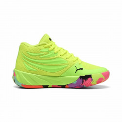 Zapatillas de Baloncesto para Adultos Puma Court Pro Marble Amarillo
