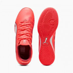 Zapatillas de Fútbol Sala para Adultos Puma King Match It Rojo