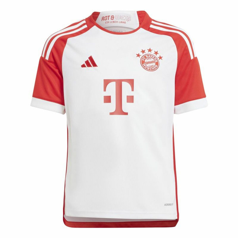 Camiseta de Fútbol de Manga Corta para Niños Adidas Fcb H Jsy Infantil (7-8 Años)