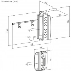 Soporte de bicicleta MacLean MC-499